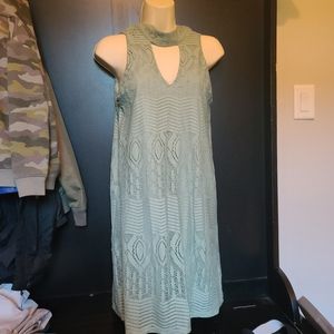 City Dtuduo Green Lace Dress